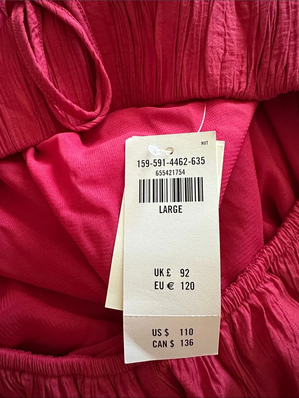 NWT Abercrombie & Fitch Crinkle Textured Maxi Dress